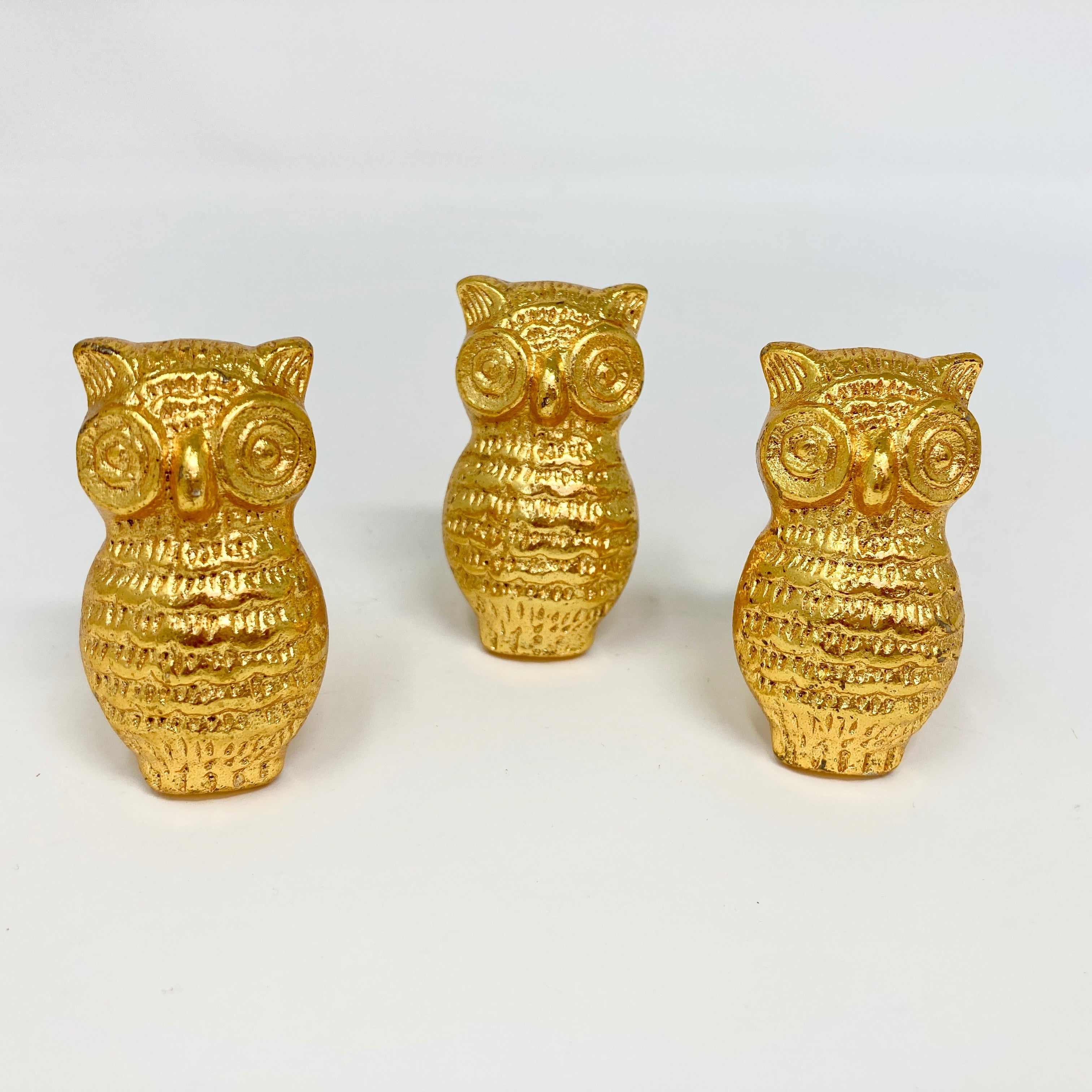 Gold Owl Door Knob