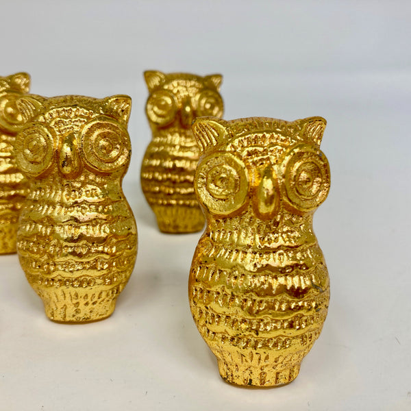 Gold Owl Door Knob