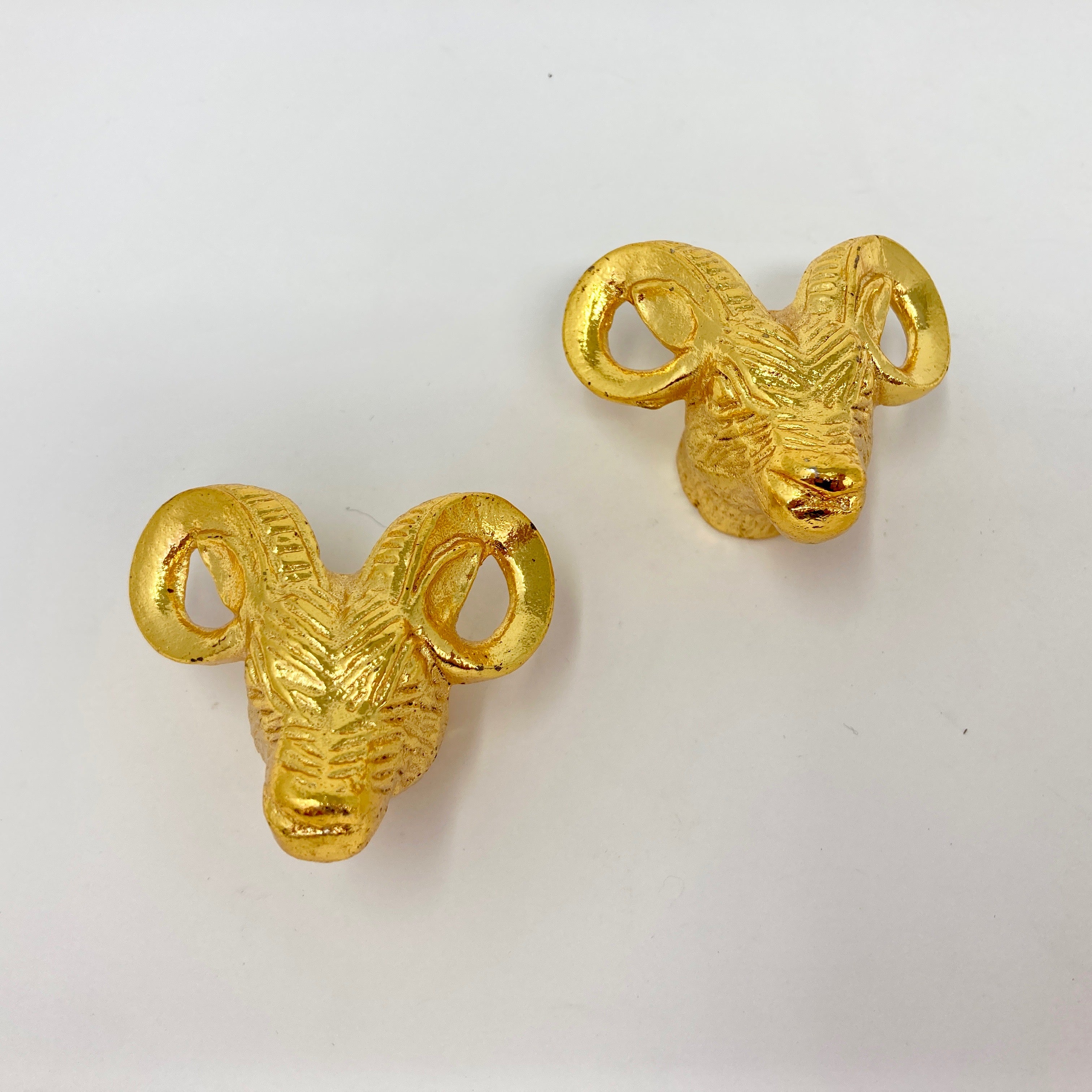 Gold Ram Knob