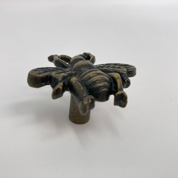 Antique Bronze Metal Bumble Bee Knob