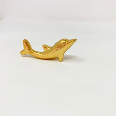 Gold Dolphin Knob