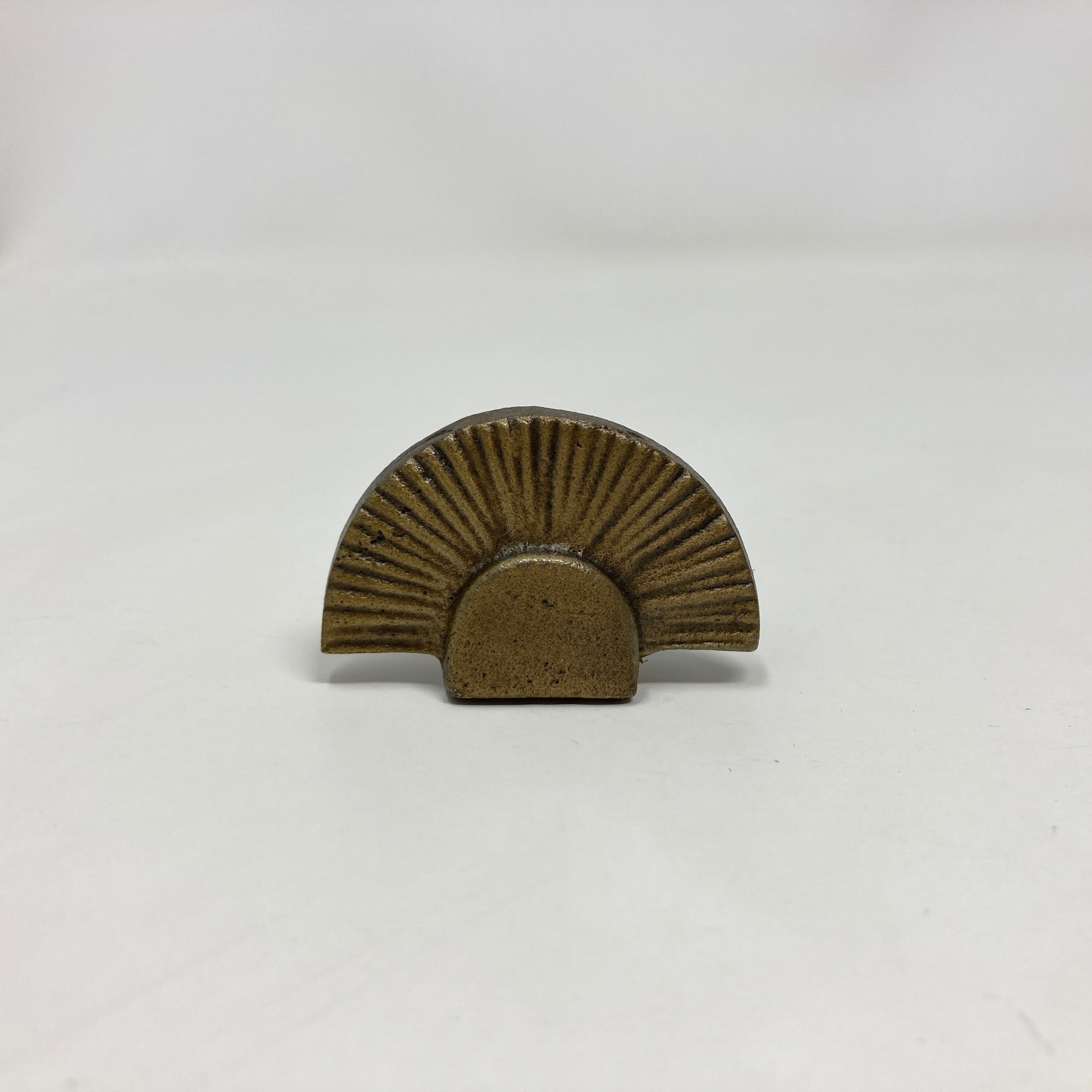 Art Deco Metal Fan Knob