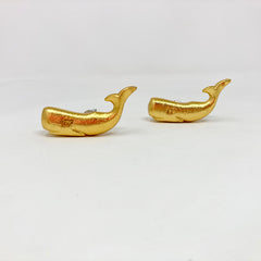 Gold Whale Knob