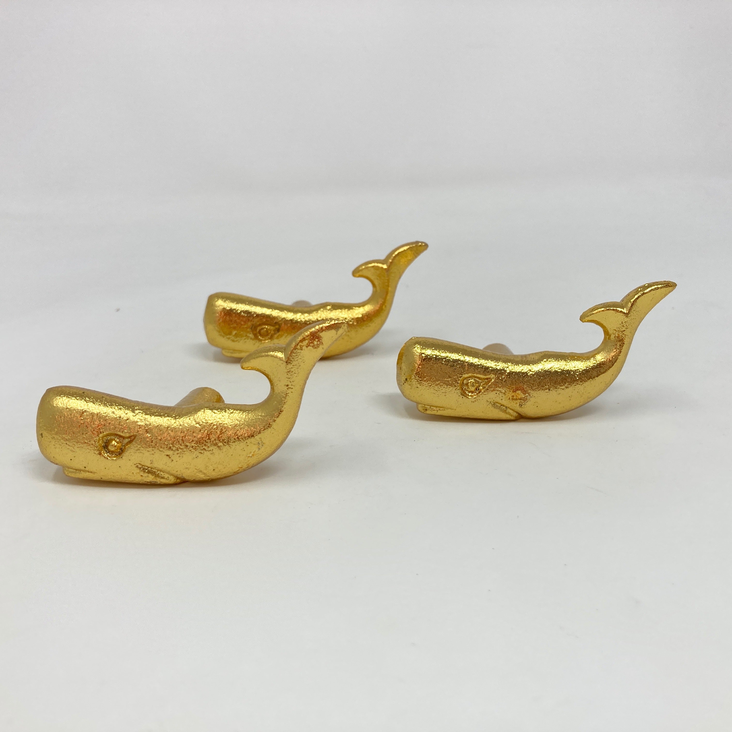 Gold Whale Knob