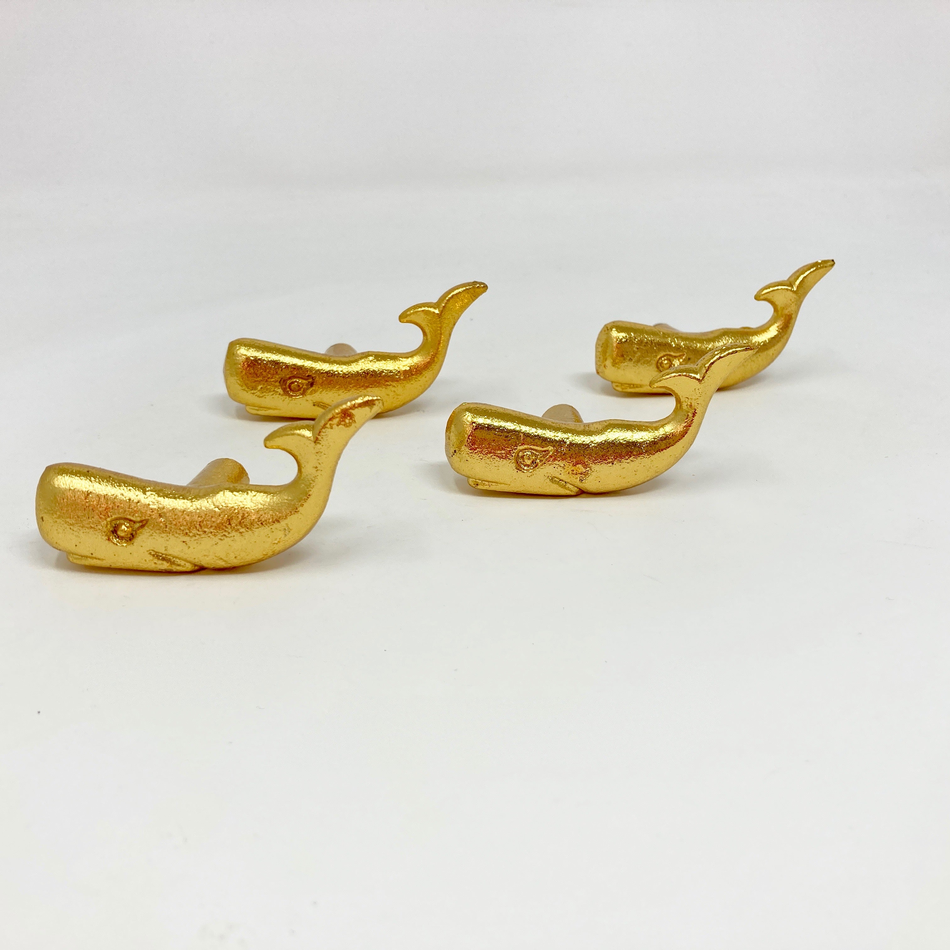 Gold Whale Knob