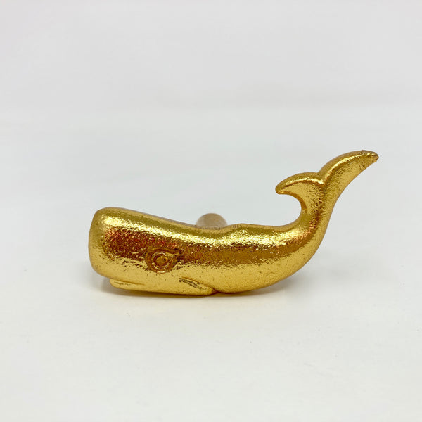 Gold Whale Knob